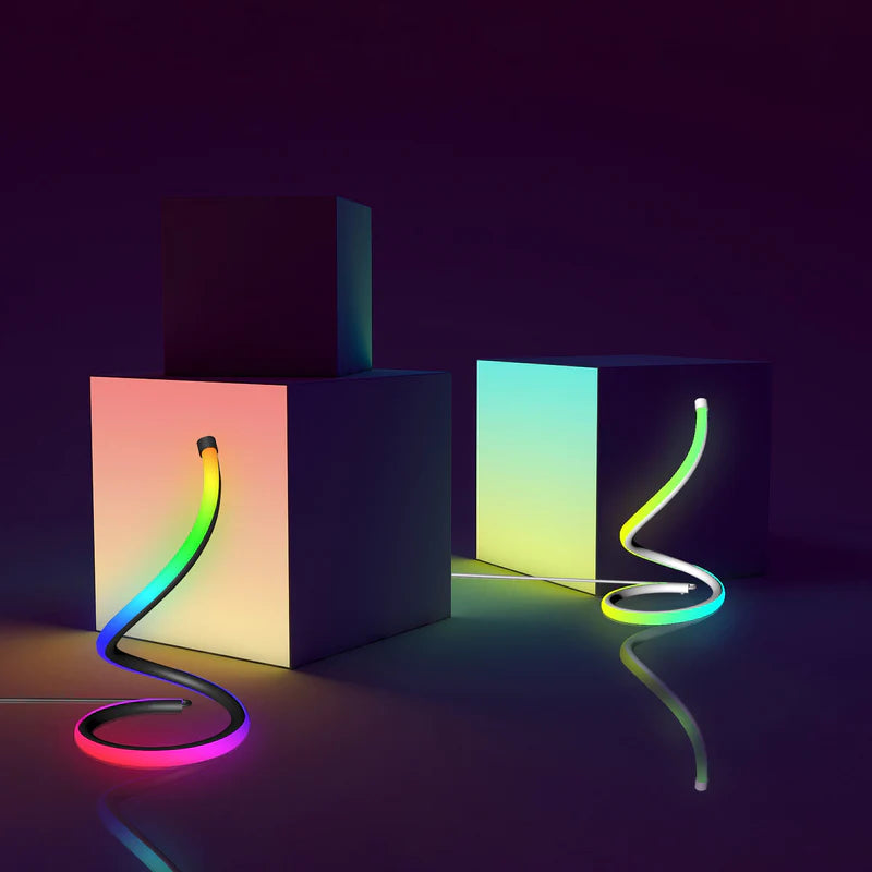 SpiralGlow LED Touch Table Lamp - Kacey ShoppingMart