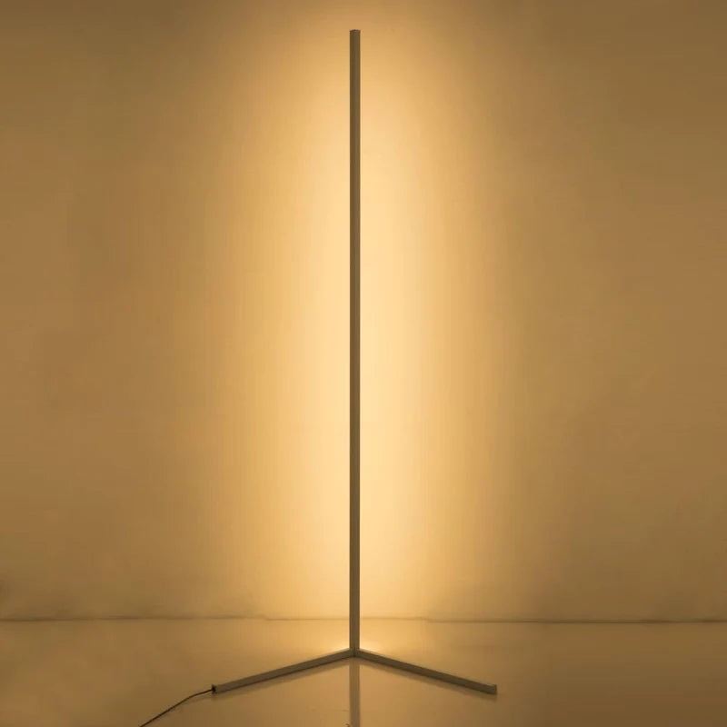ChromaGlow RGB LED Corner Floor Lamp - Kacey ShoppingMart