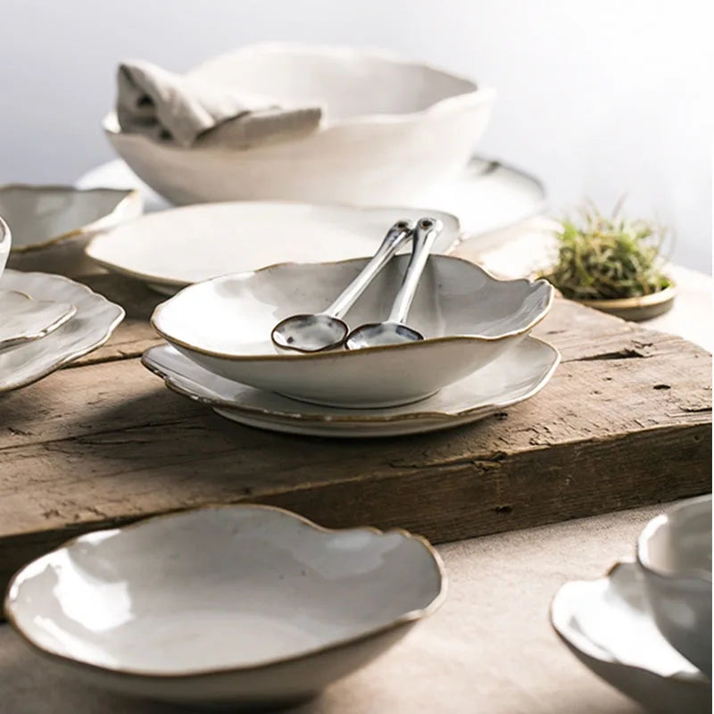 Irregular Ceramics Bowls - Kacey ShoppingMart