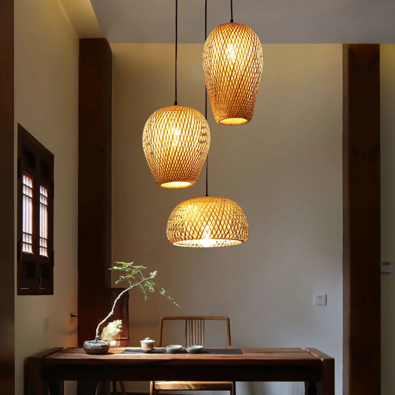 Classic Bamboo Pendant - Kacey ShoppingMart
