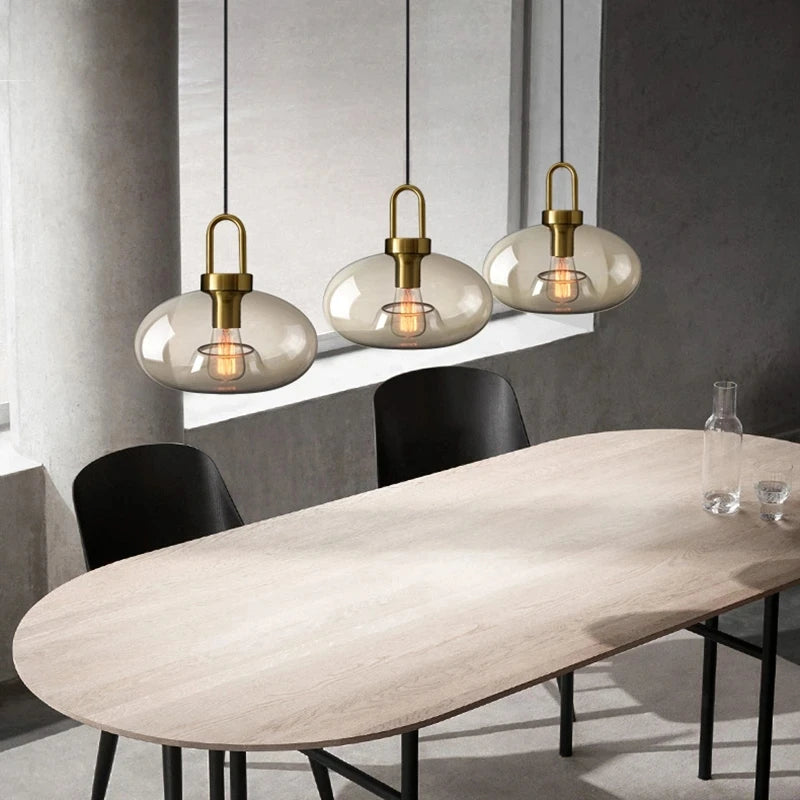 Modern Glass Pendant Light - Kacey ShoppingMart