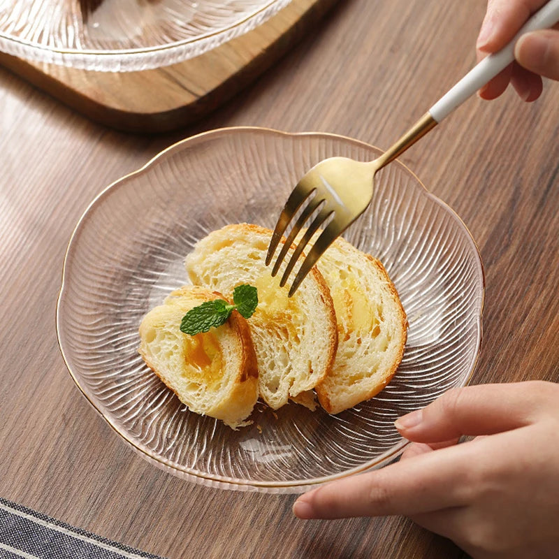 Style Glass Dessert Dishes: Creative Dinnerware - Kacey ShoppingMart