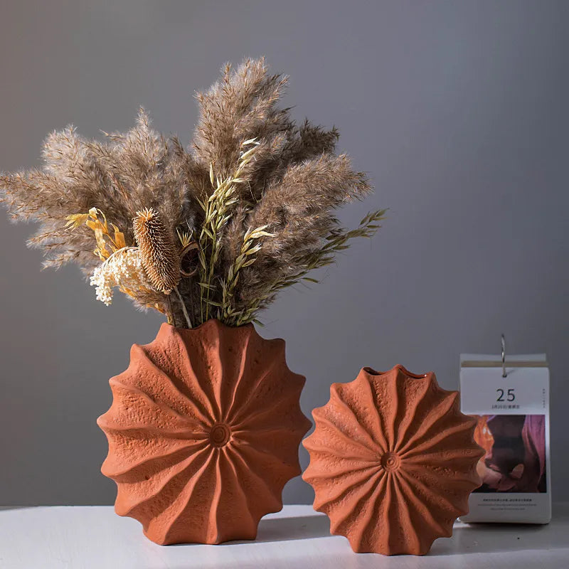 Luxurious Red Ceramic Vases - Kacey ShoppingMart