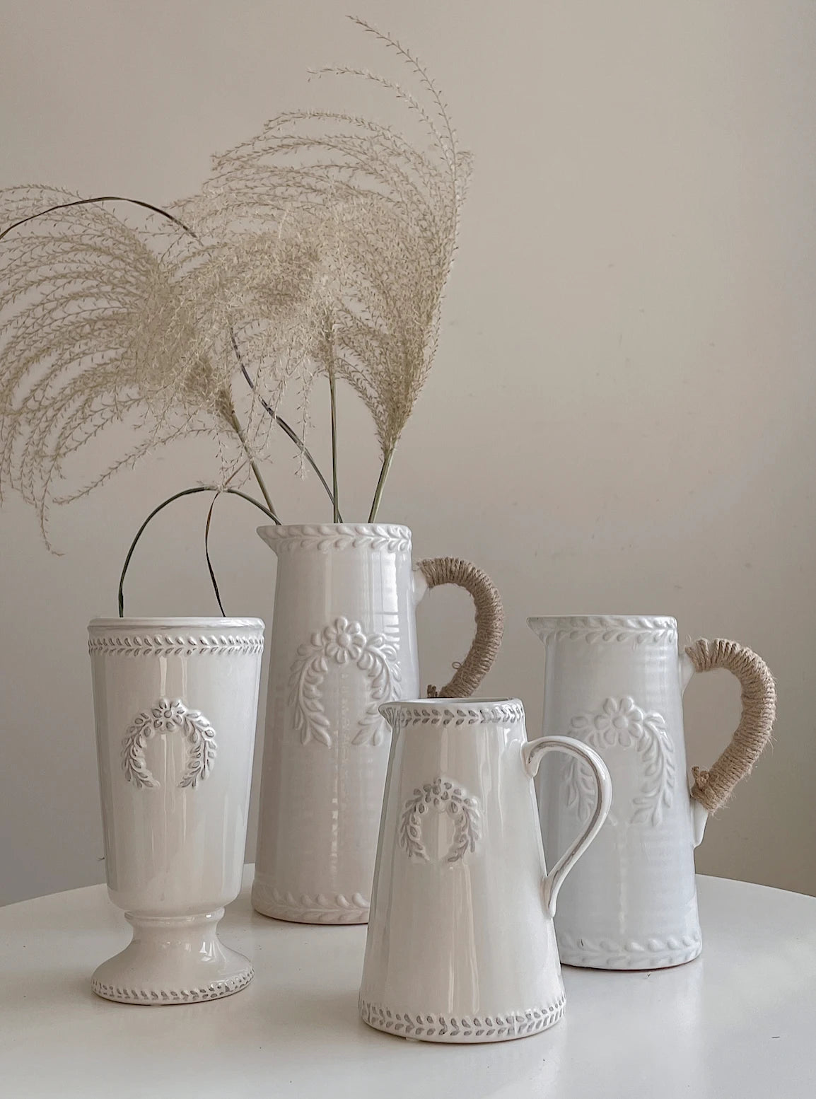 French country vintage vase ceramic light luxury living room flower ornaments European style - Kacey ShoppingMart