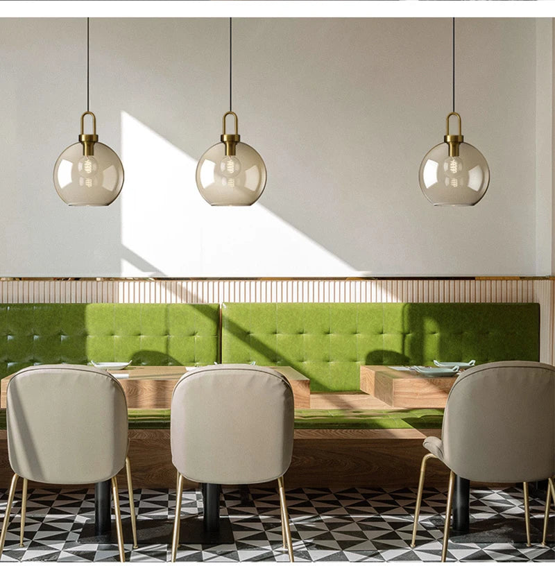 Modern Glass Pendant Light - Kacey ShoppingMart