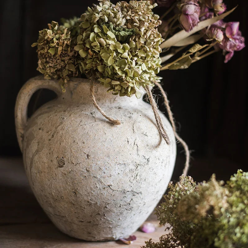 Artisanal Terracotta Pottery Pots Vases Flower Ware Decorative Utensils And Ornaments - Kacey ShoppingMart
