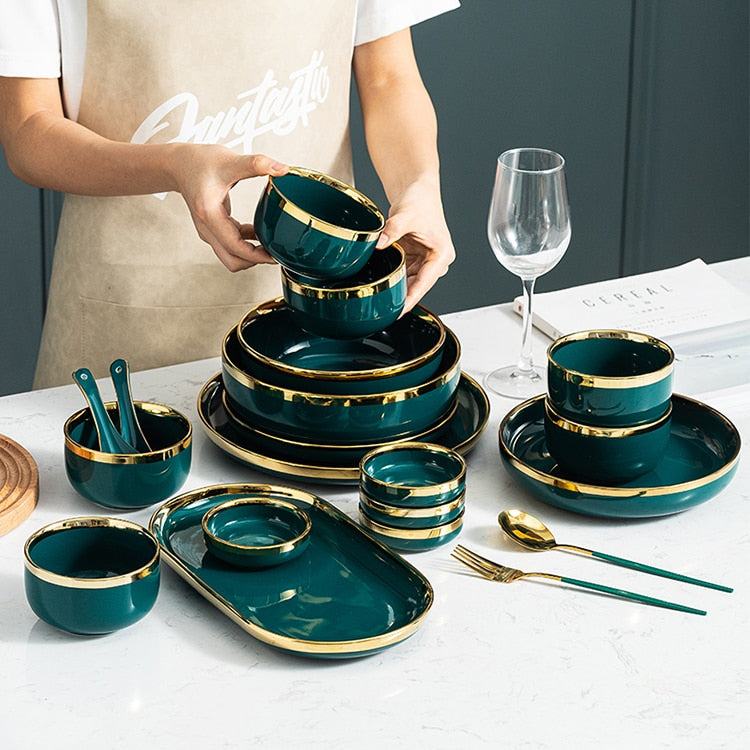 Emerald Dinnerware Collection - Kacey ShoppingMart