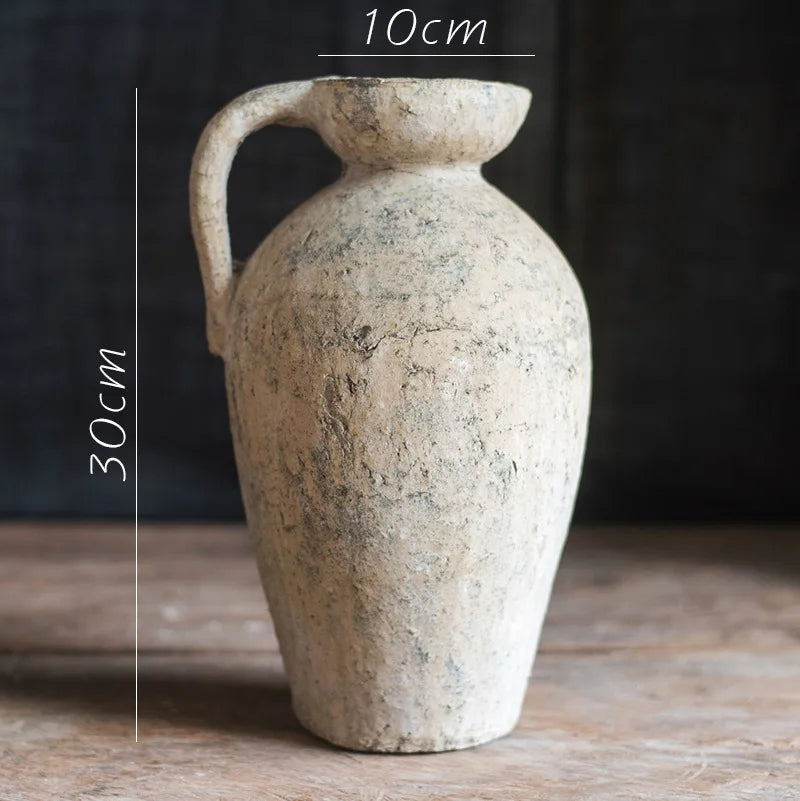 Artisanal Terracotta Pottery Pots Vases Flower Ware Decorative Utensils And Ornaments - Kacey ShoppingMart