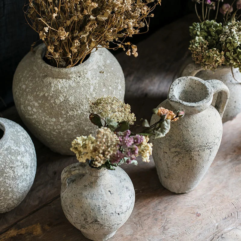 Artisanal Terracotta Pottery Pots Vases Flower Ware Decorative Utensils And Ornaments - Kacey ShoppingMart