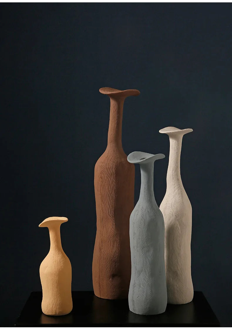 Morandi Ceramic Vase: Simple Elegance - Kacey ShoppingMart