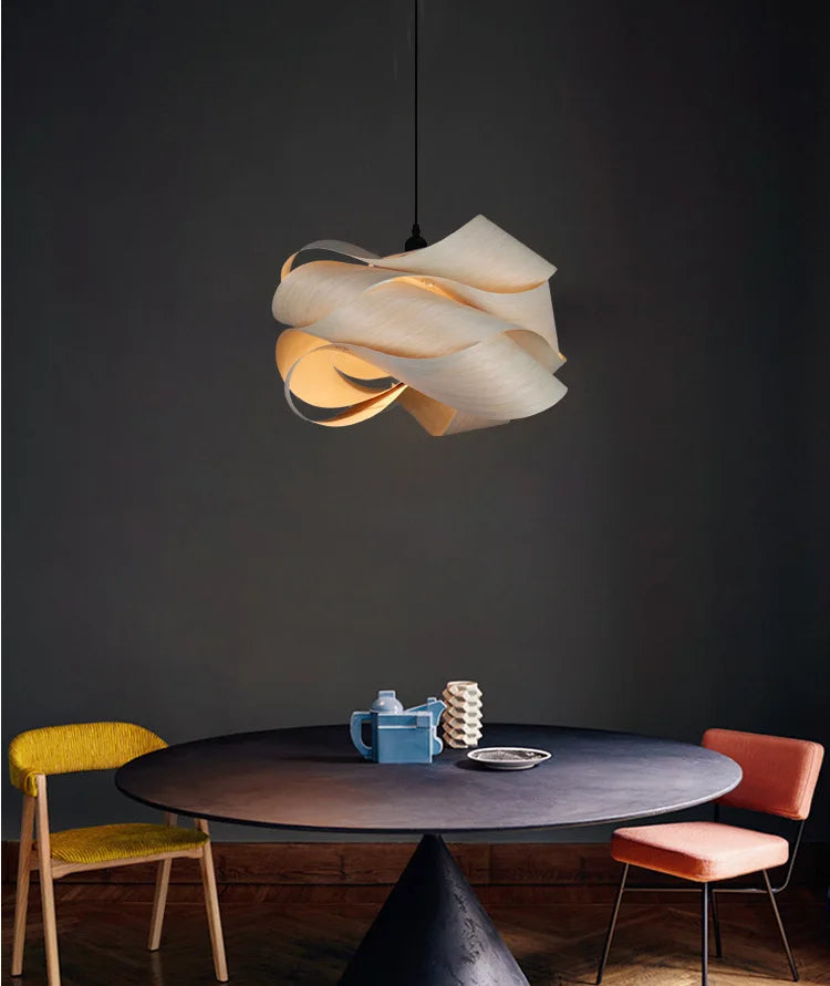 Southeast Asian Wood Pendant Lights - Kacey ShoppingMart