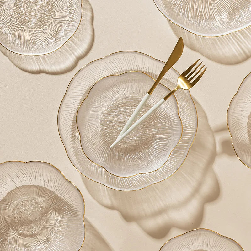 Style Glass Dessert Dishes: Creative Dinnerware - Kacey ShoppingMart