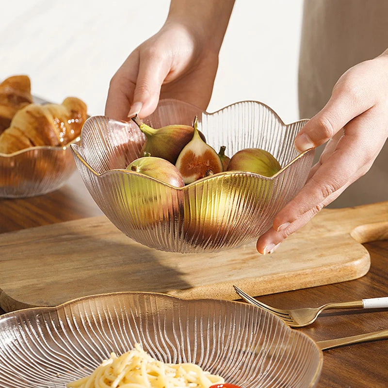 Style Glass Dessert Dishes: Creative Dinnerware - Kacey ShoppingMart
