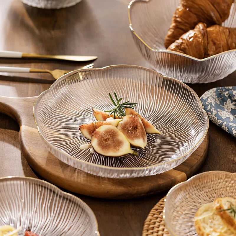 Style Glass Dessert Dishes: Creative Dinnerware - Kacey ShoppingMart