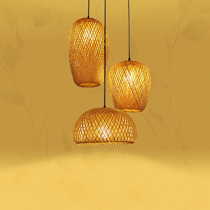 Classic Bamboo Pendant - Kacey ShoppingMart
