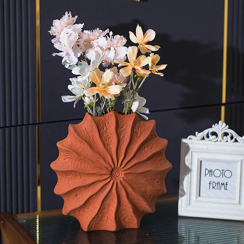 Luxurious Red Ceramic Vases - Kacey ShoppingMart