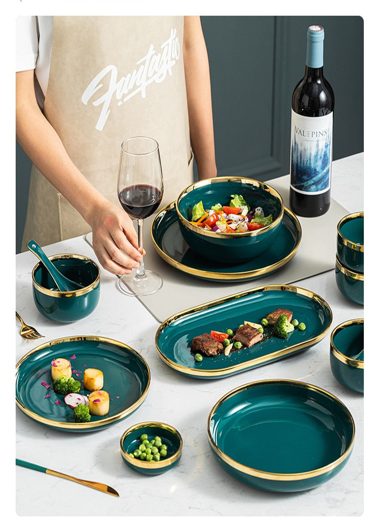 Emerald Dinnerware Collection - Kacey ShoppingMart