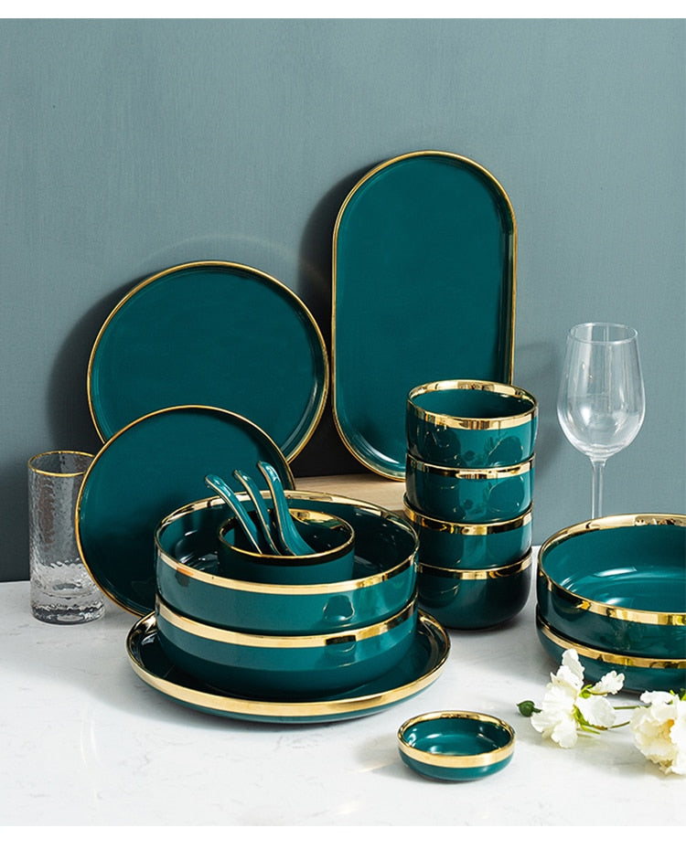 Emerald Dinnerware Collection - Kacey ShoppingMart