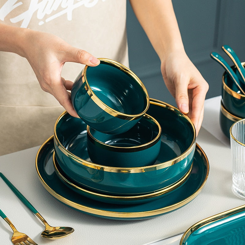 Emerald Dinnerware Collection - Kacey ShoppingMart