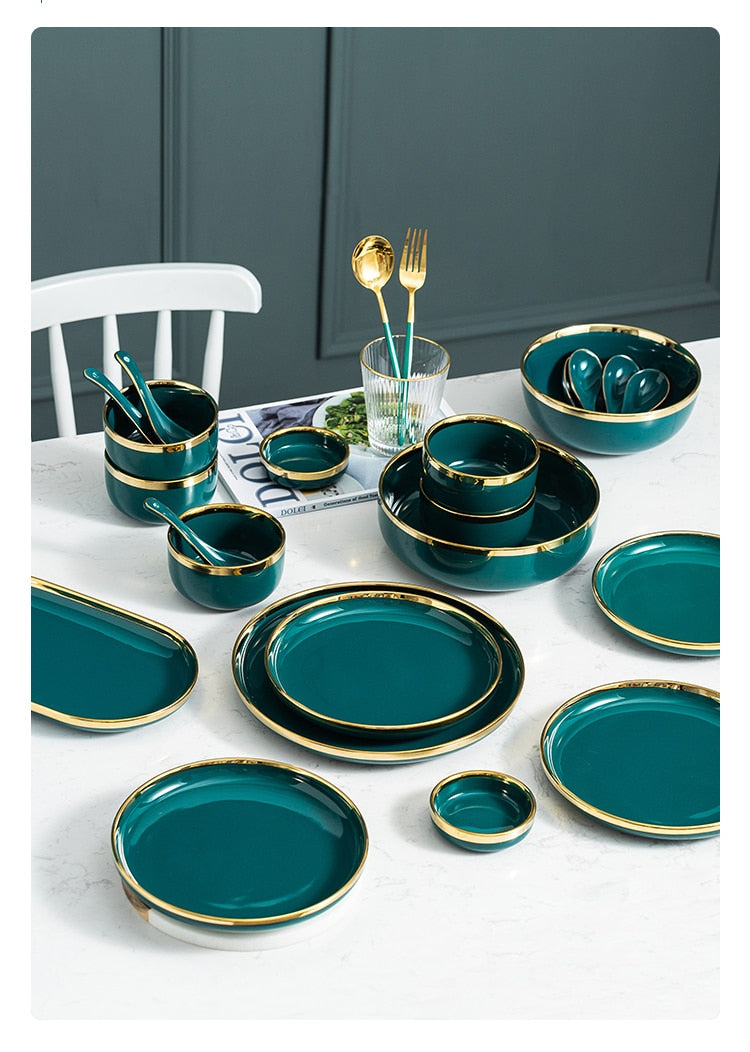 Emerald Dinnerware Collection - Kacey ShoppingMart