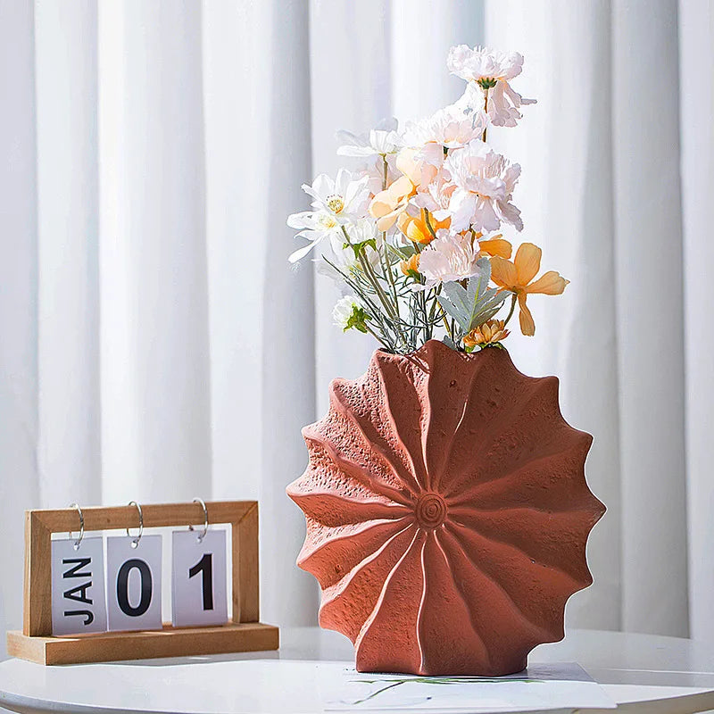 Luxurious Red Ceramic Vases - Kacey ShoppingMart