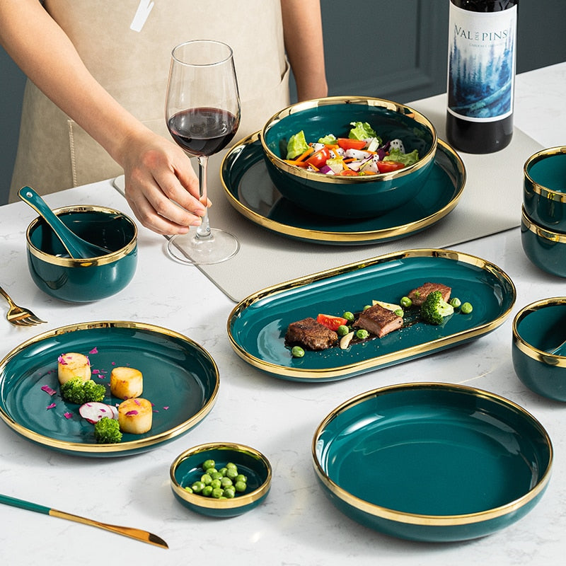 Emerald Dinnerware Collection - Kacey ShoppingMart