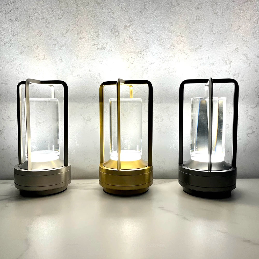 Rechargeable Crystal LED Table Lamp - Kacey ShoppingMart