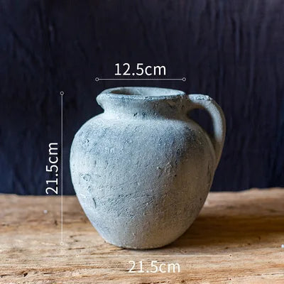 Artisanal Terracotta Pottery Pots Vases Flower Ware Decorative Utensils And Ornaments - Kacey ShoppingMart