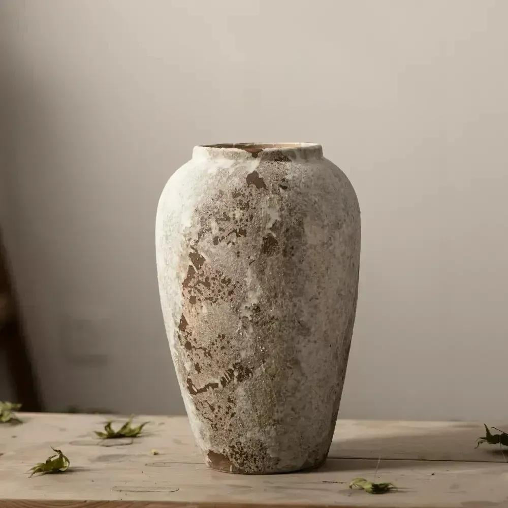 Mottled Retro Ceramic Vase - Kacey ShoppingMart