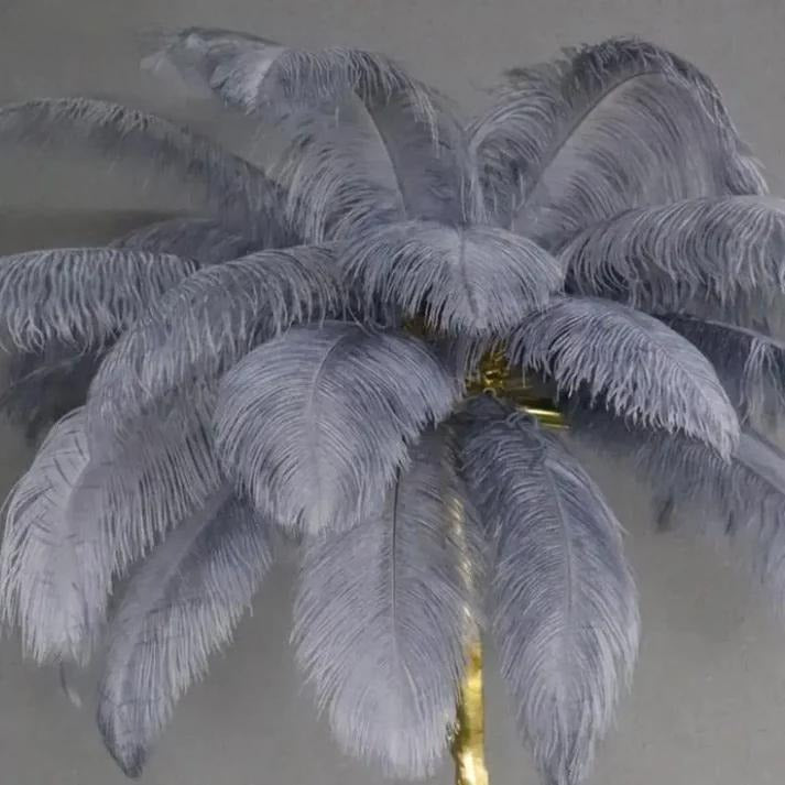 Ostrich Feather Table Lamp - Kacey ShoppingMart