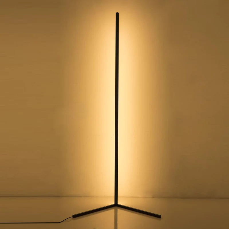 ChromaGlow RGB LED Corner Floor Lamp - Kacey ShoppingMart 