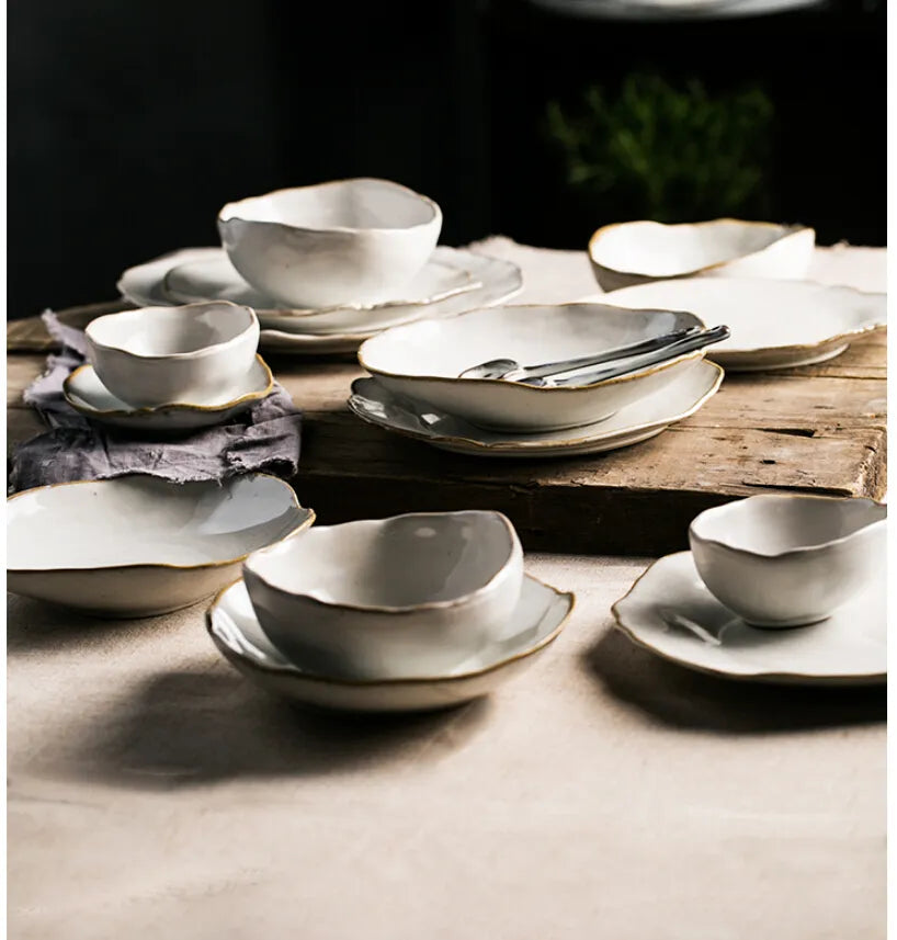 Irregular Ceramics Bowls - Kacey ShoppingMart 