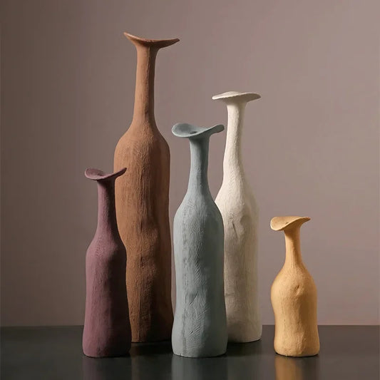 Morandi Ceramic Vase: Simple Elegance - Kacey ShoppingMart 