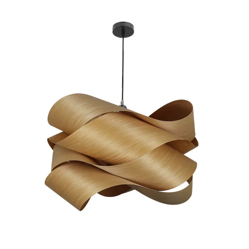 Southeast Asian Wood Pendant Lights - Kacey ShoppingMart 