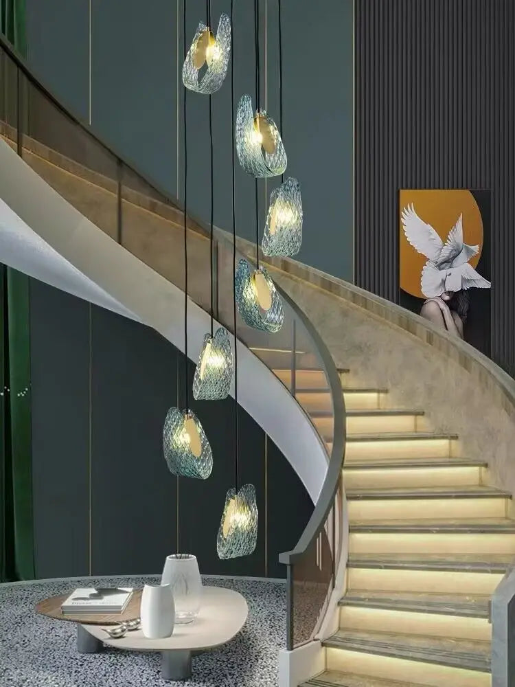 Nordic Stair Chandelier for Modern Living - Kacey ShoppingMart 