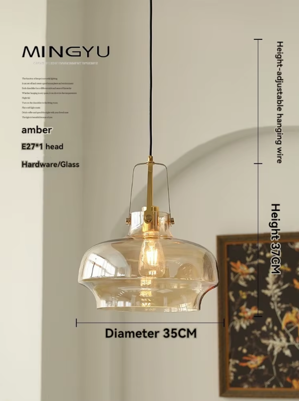 Nordic Glass Pendant Light