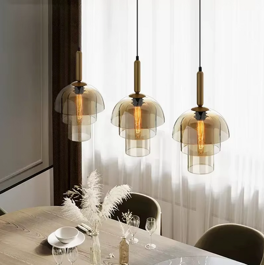 Champagne Glass Pendant Light