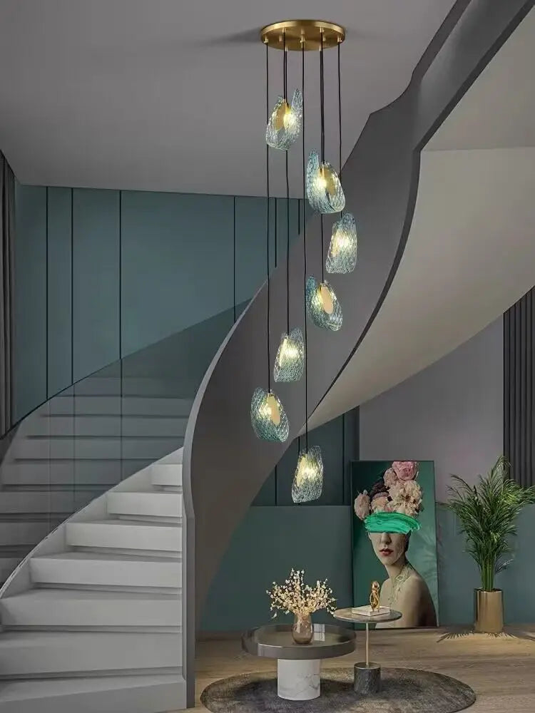 Nordic Stair Chandelier for Modern Living - Kacey ShoppingMart 