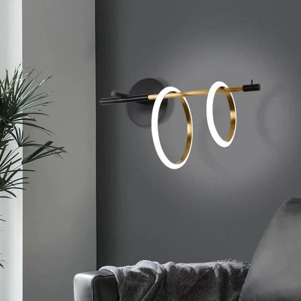 Lucky Ring LED Wall Sconce - Kacey ShoppingMart 