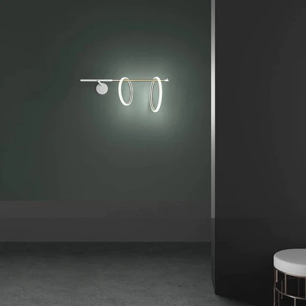 Lucky Ring LED Wall Sconce - Kacey ShoppingMart 