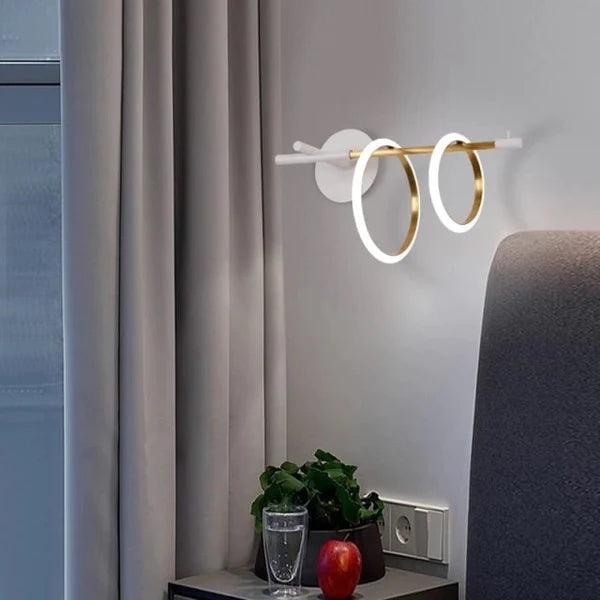 Lucky Ring LED Wall Sconce - Kacey ShoppingMart 