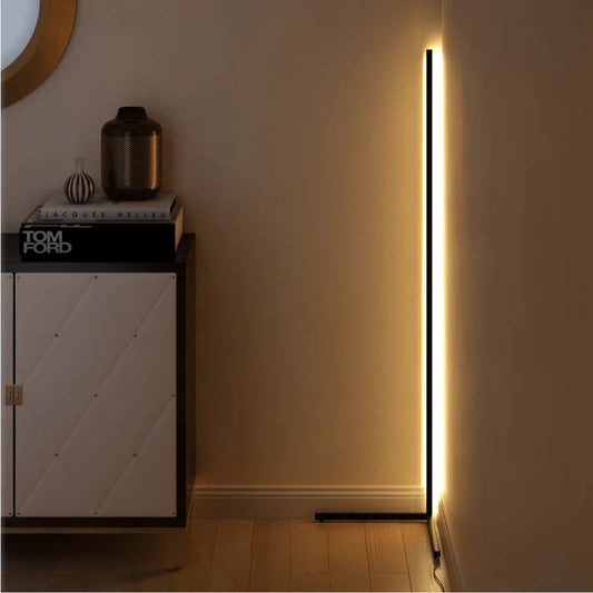 ChromaGlow RGB LED Corner Floor Lamp - Kacey ShoppingMart 